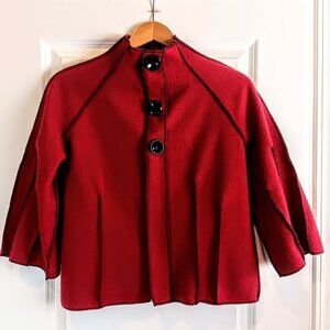 Beebop & Wally Red Cropped Jacket